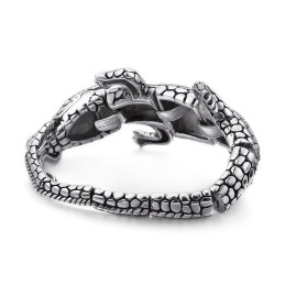Nouveau Bracelet En Titane Pour Homme Motif Lézard Animal