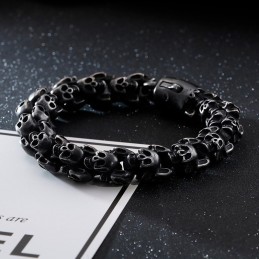 Bracelet Tête De Fantôme, Bijou Vintage Tête De Mort