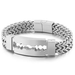 Bracelet En Titane Plaqué Sous Vide De Marque Blade Curved Pour Homme