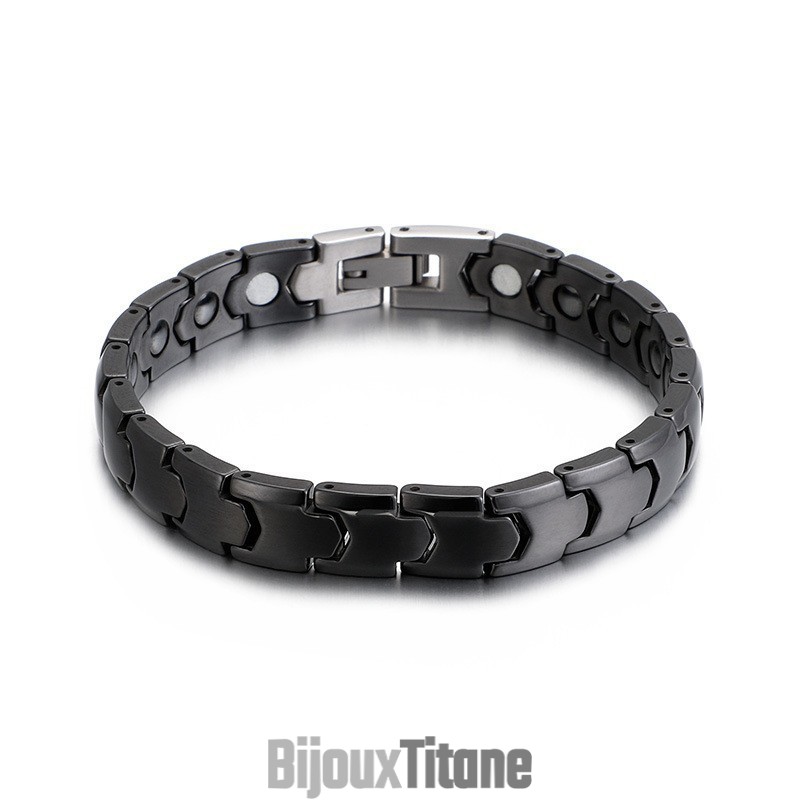Bracelet Magnétique En Pierre Noire Pour Homme Bracelet Magnétique En Pierre Noire Pour Homme