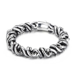 Bracelet Tendance En Titane Poli Pour Homme, À Offrir