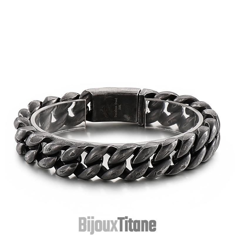Bracelet Pour Homme En Titane 18 Carats Plaqué Sous Vide Bracelet Pour Homme En Titane 18 Carats Plaqué Sous Vide