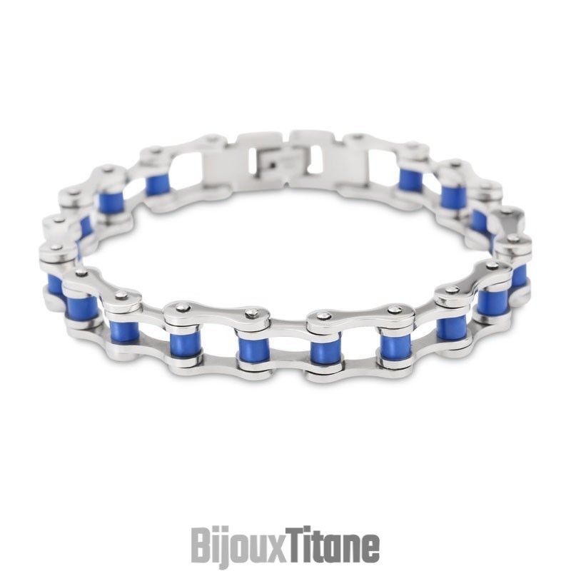 Bracelet De Vélo À Section Fine En Titane Pour Homme, Style Chic Et Tendance Bracelet De Vélo À Section Fine En Titane Pour Homme, Style Chic Et Tendance