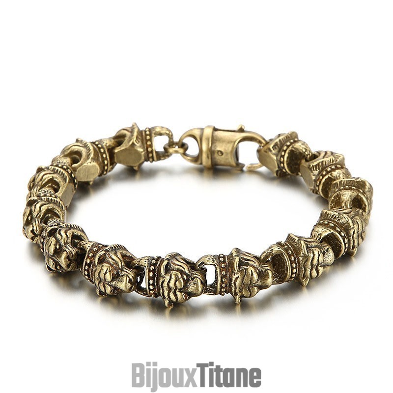 Bracelet Homme Cool Rock En Titane Bracelet Homme Cool Rock En Titane