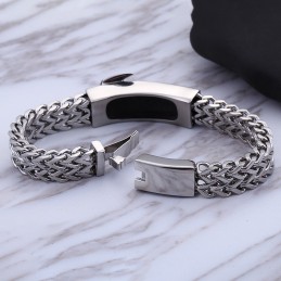 Bracelet En Titane Courbé Pour Homme Shake The Same Axe
