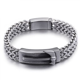Bracelet En Titane Courbé Pour Homme Shake The Same Axe