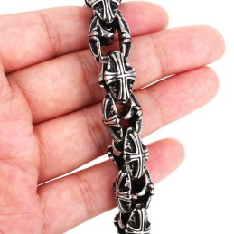 Bracelet Croix En Titane Pour Homme