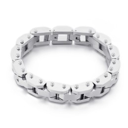 Bracelet En Titane Électroplaqué Tendance Et Chic Pour Homme