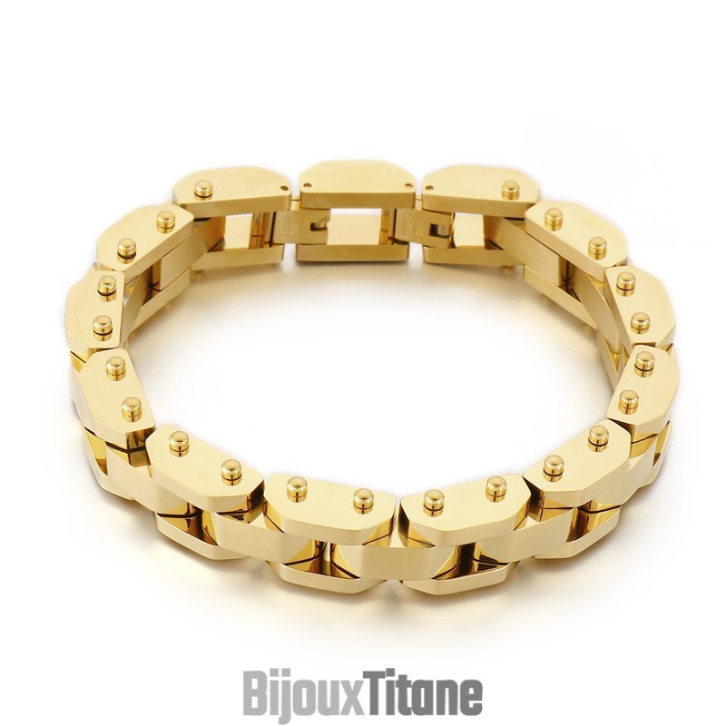 Bracelet En Titane Électroplaqué Pour Homme, Style Chic Et Tendance
