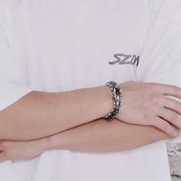 Bracelet En Titane Cool Keel Exagéré Pour Homme