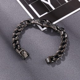 Bracelet À Pression En Titane Pour Homme, Style Street Chic Et Tendance