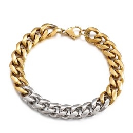Bracelet En Titane Coloré Pour Homme, Motif Street Shooting