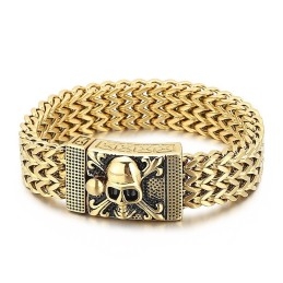 Bracelet En Titane Style Hip-Hop Pour Homme