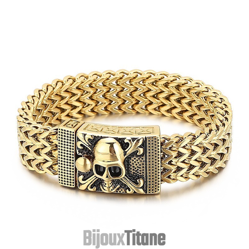 Bracelet En Titane Style Hip-Hop Pour Homme Bracelet En Titane Style Hip-Hop Pour Homme
