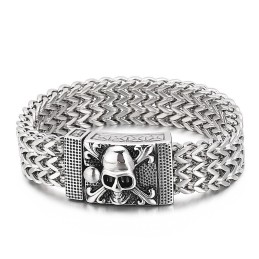 Bracelet En Titane Style Hip-Hop Pour Homme