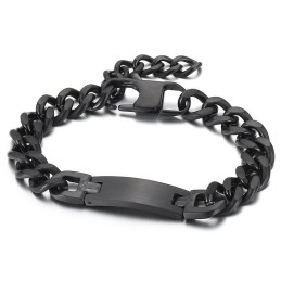 Bracelet En Titane Avec Chaîne À Queue Fashion Bent Brand Pour Homme