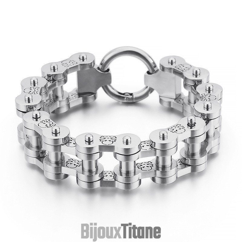 Bracelet Vélo En Titane Pour Homme, Style Rock Hip-Hop, Motif Pirate Bracelet Vélo En Titane Pour Homme, Style Rock Hip-Hop, Motif Pirate