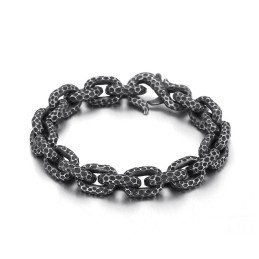 Bracelet Tendance En Titane À Pois Pour Homme