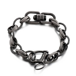 Bracelets En Titane Pour Hommes, Style Streetwear, Avec Épissure O-Word