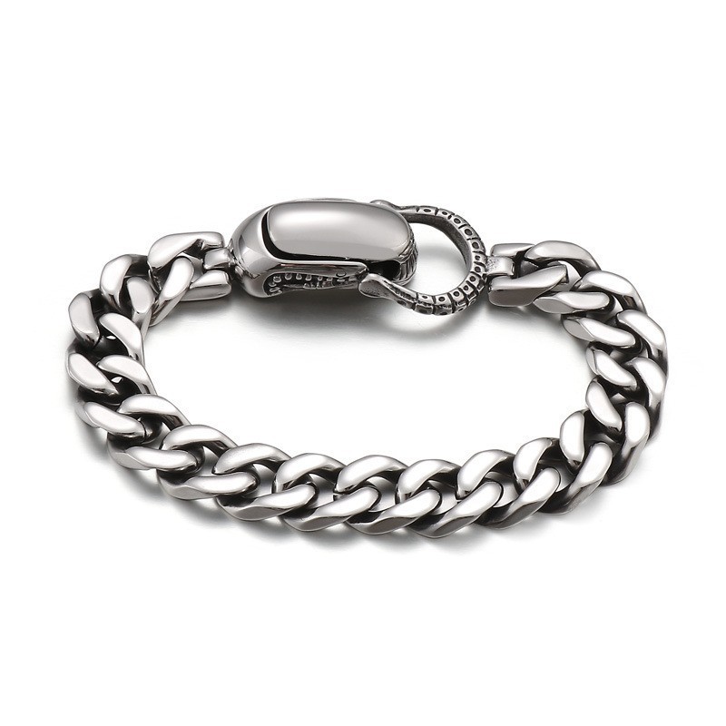 Bracelet Cubain Chic En Titane Pour Homme Bracelet Cubain Chic En Titane Pour Homme