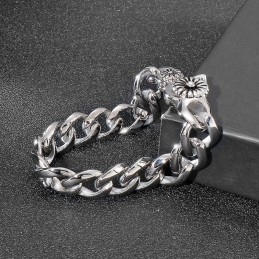 Bracelet En Titane À Boucle Escargot De Style Chic Et Populaire Pour Homme