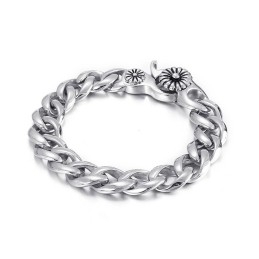 Bracelet En Titane À Boucle Escargot De Style Chic Et Populaire Pour Homme