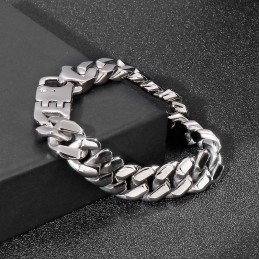 Bracelet En Titane Pour Homme Style Hip-Hop