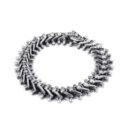 Bracelet En Titane Pour Homme Avec Petit Crâne Exagéré