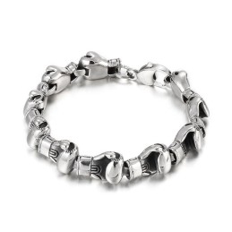 Bracelet En Titane Pour Homme, Style Hip-Hop Et Boxe