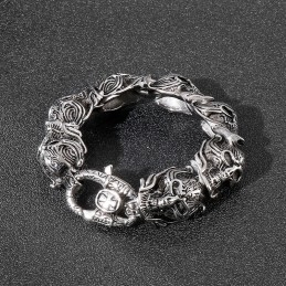 Bracelet En Titane Pour Homme Cool Skull