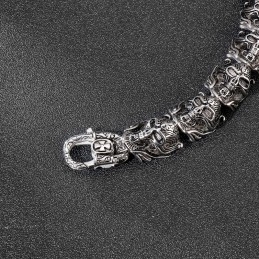 Bracelet En Titane Pour Homme Cool Skull