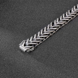 Bracelet En Titane Pour Homme, Style Cool Et Chic, Simple Couche En V