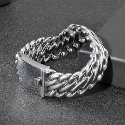 Bracelet En Titane Pour Homme, Style Hip-Hop, Rock Et Tendance