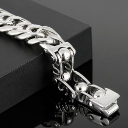 Bracelet En Titane Pour Homme, Perles Rondes Tendance, Style Chic
