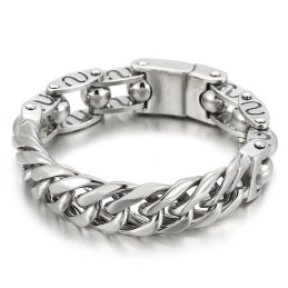 Bracelet En Titane Pour Homme, Perles Rondes Tendance, Style Chic