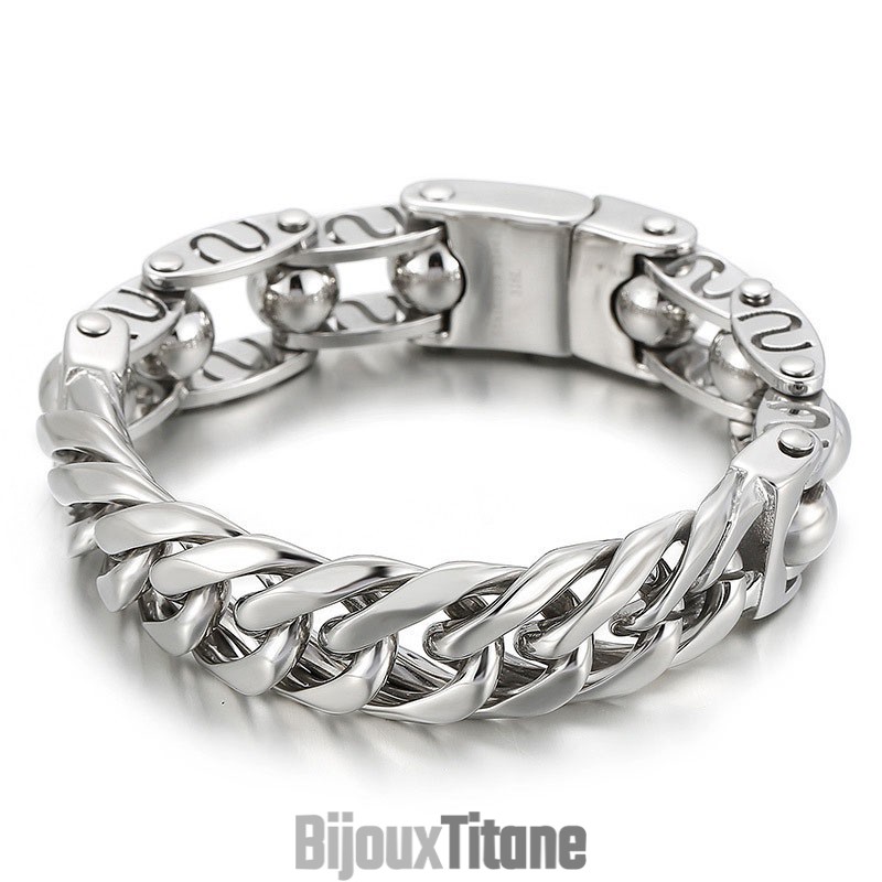 Bracelet En Titane Pour Homme, Perles Rondes Tendance, Style Chic Bracelet En Titane Pour Homme, Perles Rondes Tendance, Style Chic