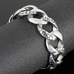 Bracelet Serpent En Titane Pour Homme, Style Urbain Et Cool