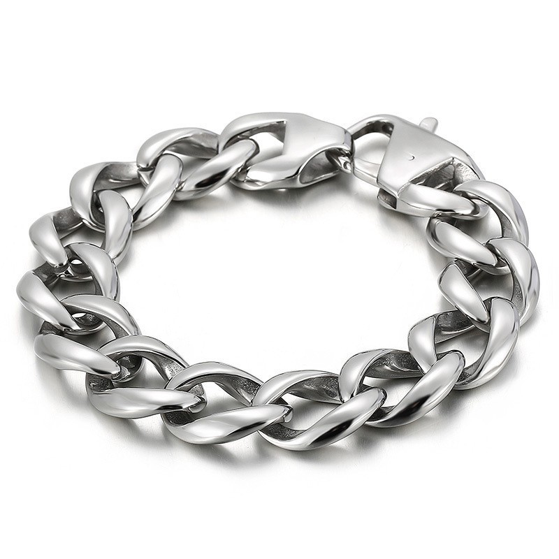 Bracelet En Titane Pour Homme, Style Hip-Hop Chic Bracelet En Titane Pour Homme, Style Hip-Hop Chic
