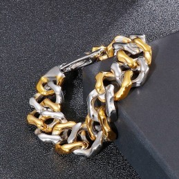 Bracelets Inter-Or Pour Hommes, Bracelet À Quatre Faces, Bijoux