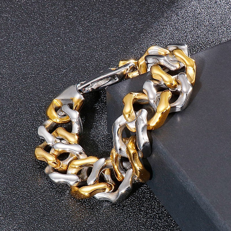 Bracelets Inter-Or Pour Hommes, Bracelet À Quatre Faces, Bijoux Bracelets Inter-Or Pour Hommes, Bracelet À Quatre Faces, Bijoux
