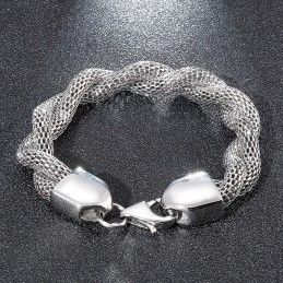 Bracelet Chaîne En Titane Pour Homme En Os De Serpent