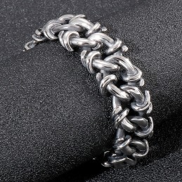 Bracelet Homme En Titane Exagéré, Bijou De Main