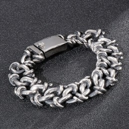 Bracelet Homme En Titane Exagéré, Bijou De Main