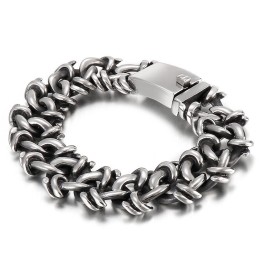 Bracelet Homme En Titane Exagéré, Bijou De Main