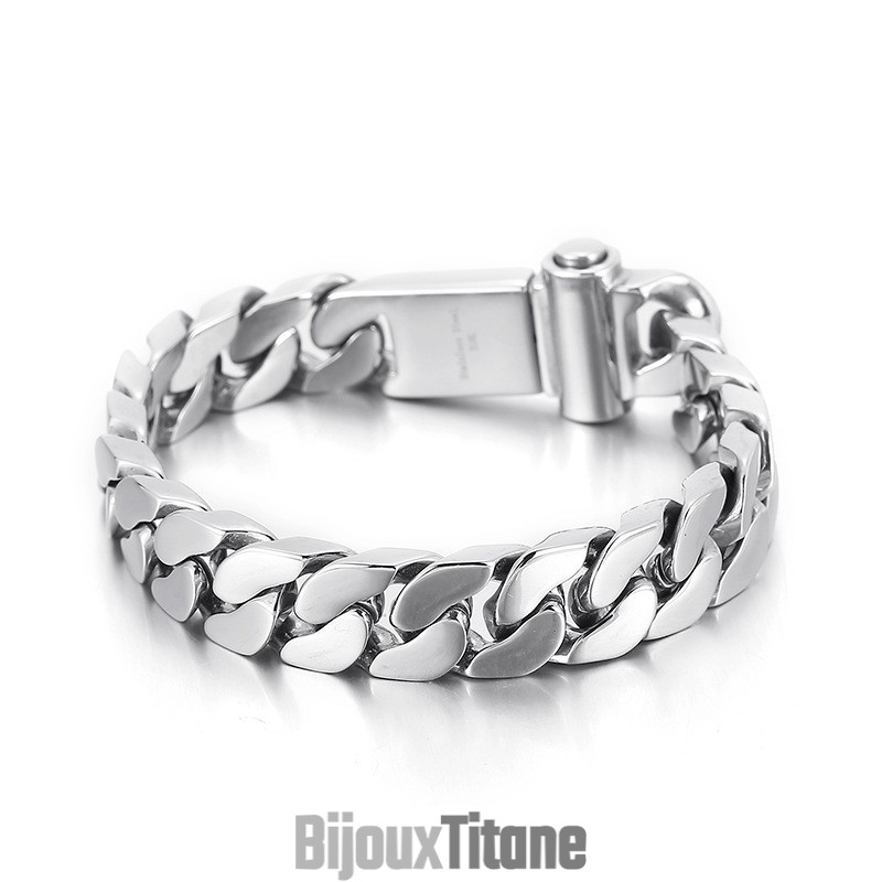 Bracelet En Titane De Style Chic Pour Homme