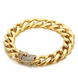 Bracelet Chaîne De Vélo Avec Moustaches De Dragon En Diamant