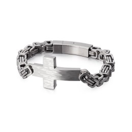 Bracelet Croisé Pour Homme Avec Chaîne À Dos Empereur