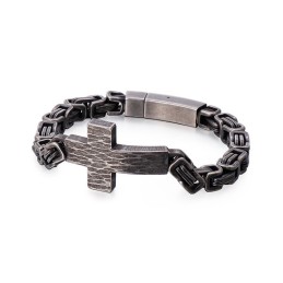 Bracelet Croisé Pour Homme Avec Chaîne À Dos Empereur