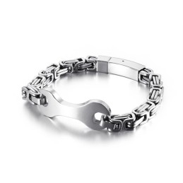 Bracelet Chaîne Empereur En Titane Pour Homme Fashion Tide