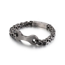 Bracelet Chaîne Empereur En Titane Pour Homme Fashion Tide